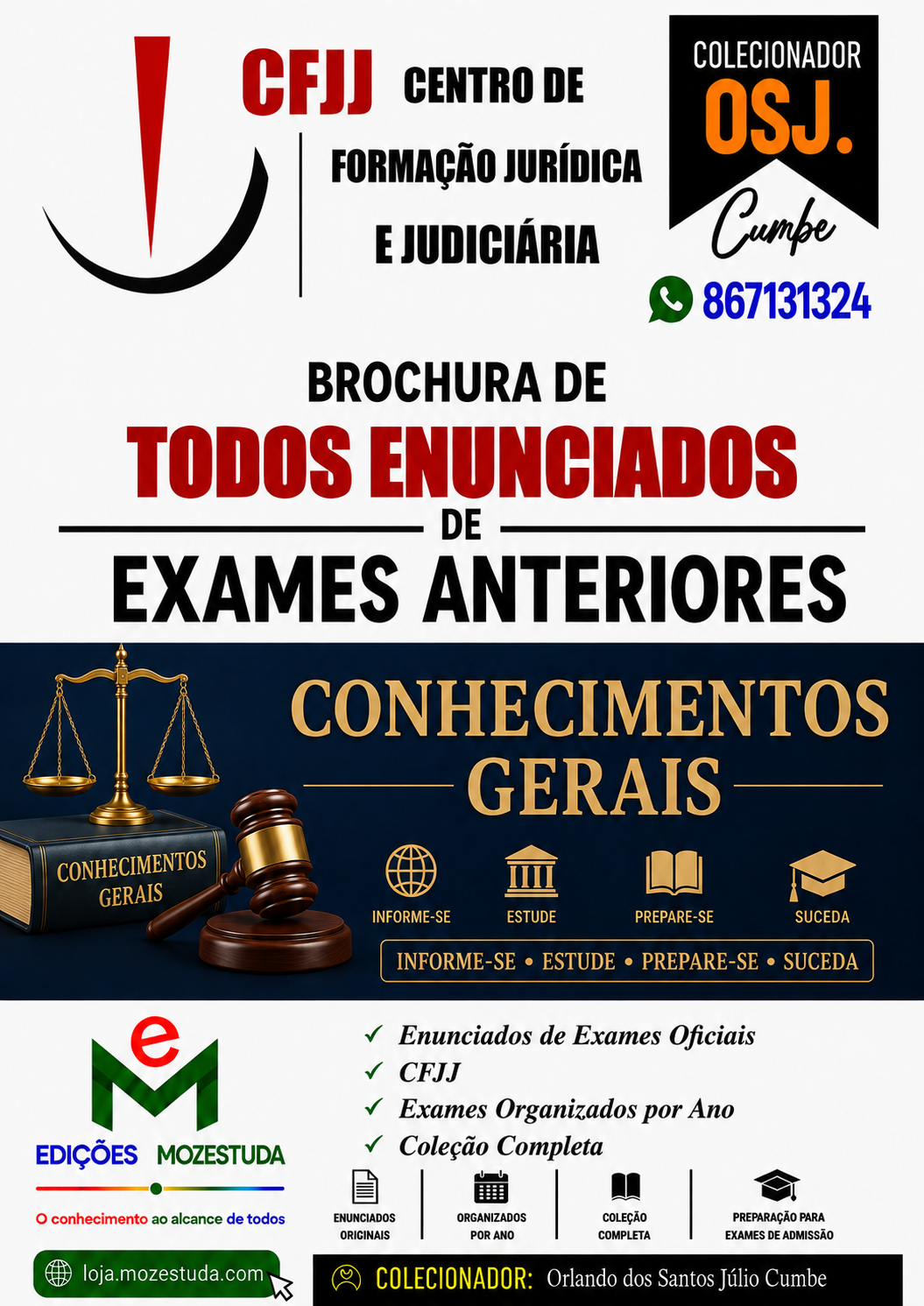 Brochura de Exames de Cultura Geral do CFJJ (Todos Enunciados)