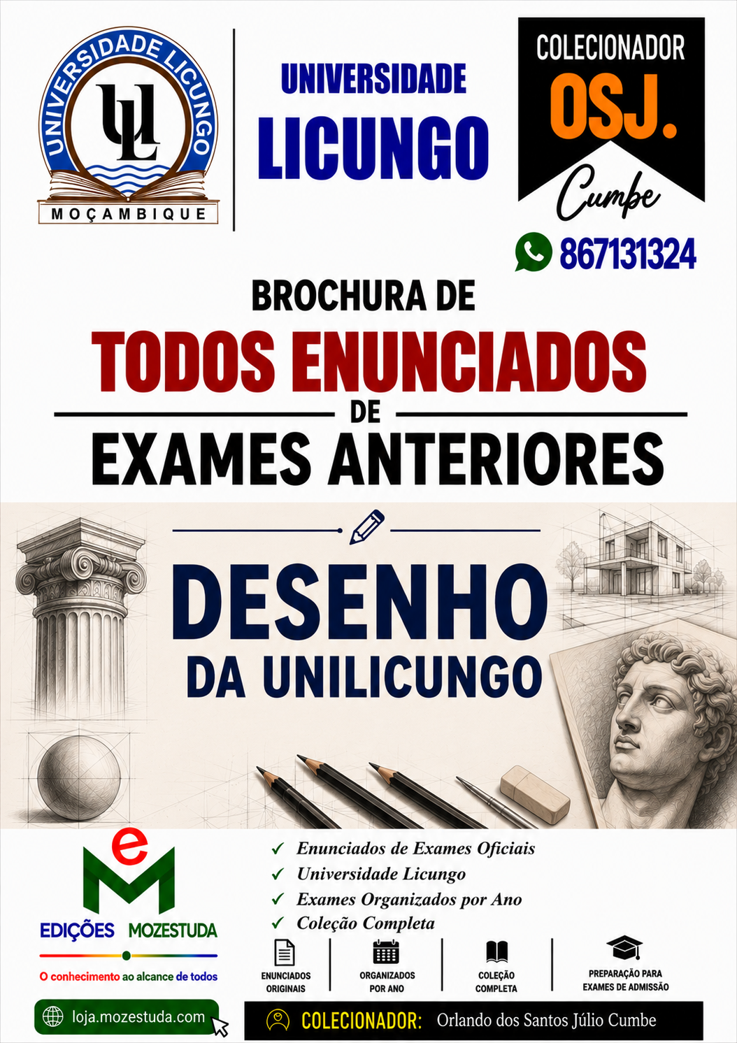 Brochura de Exames de Desenho da UniLicungo (Todos Enunciados)