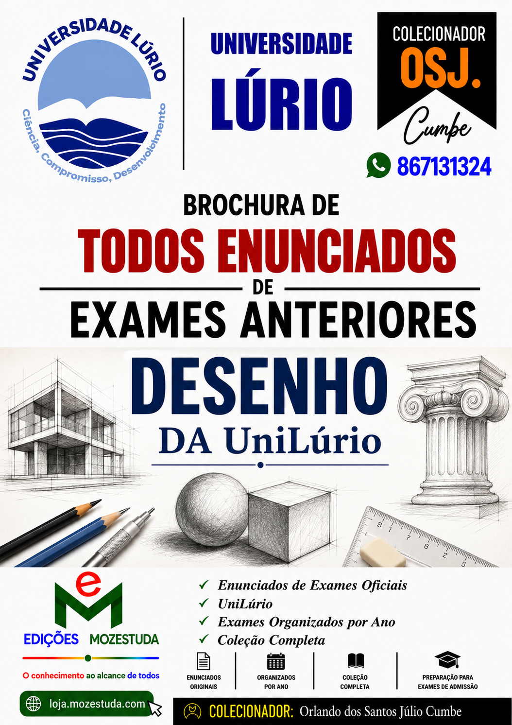 Brochura de Exames de Desenho da UniLurio (Todos Enunciados)