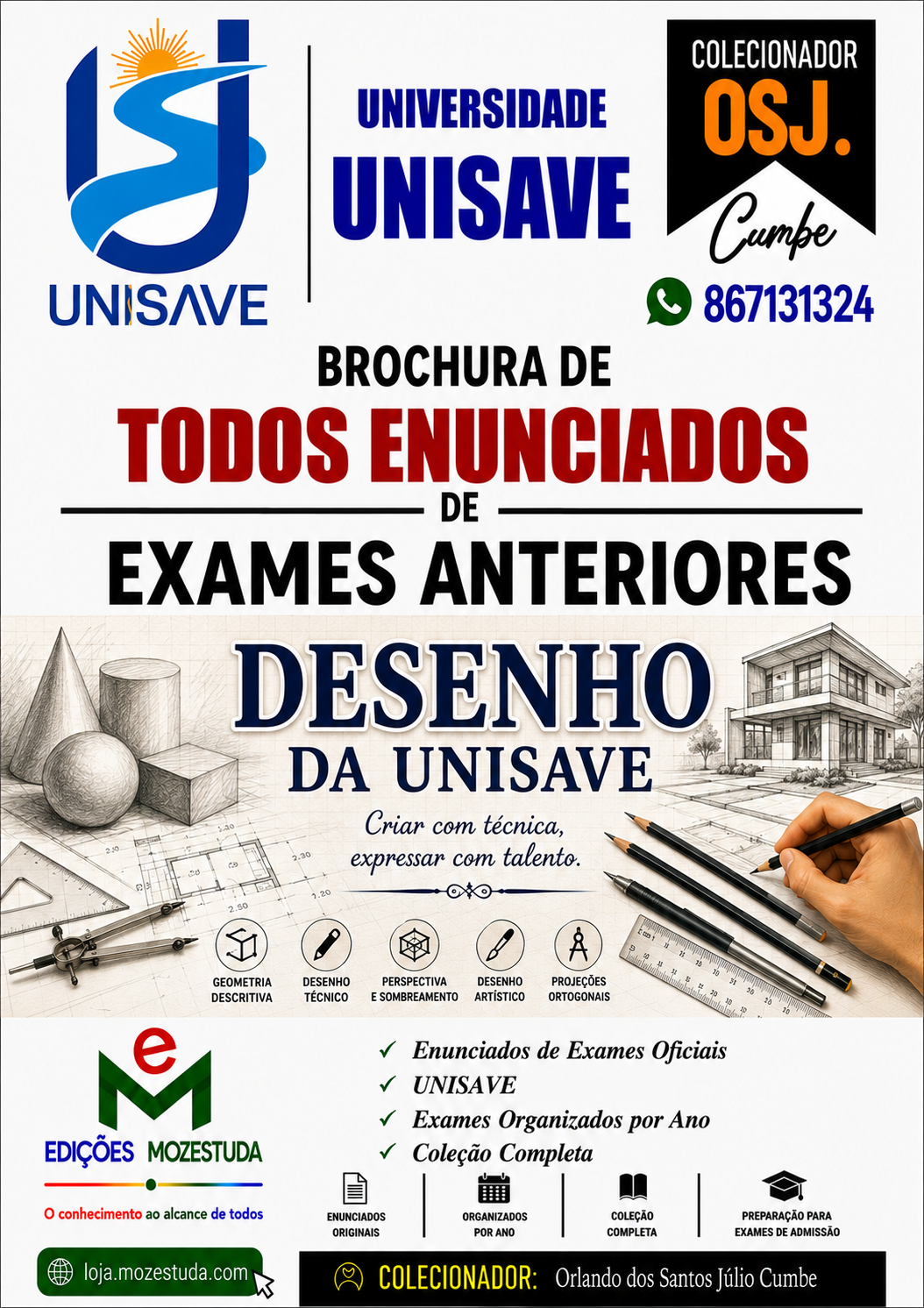 Brochura de Exames de Desenho da UniSave (Todos Enunciados)