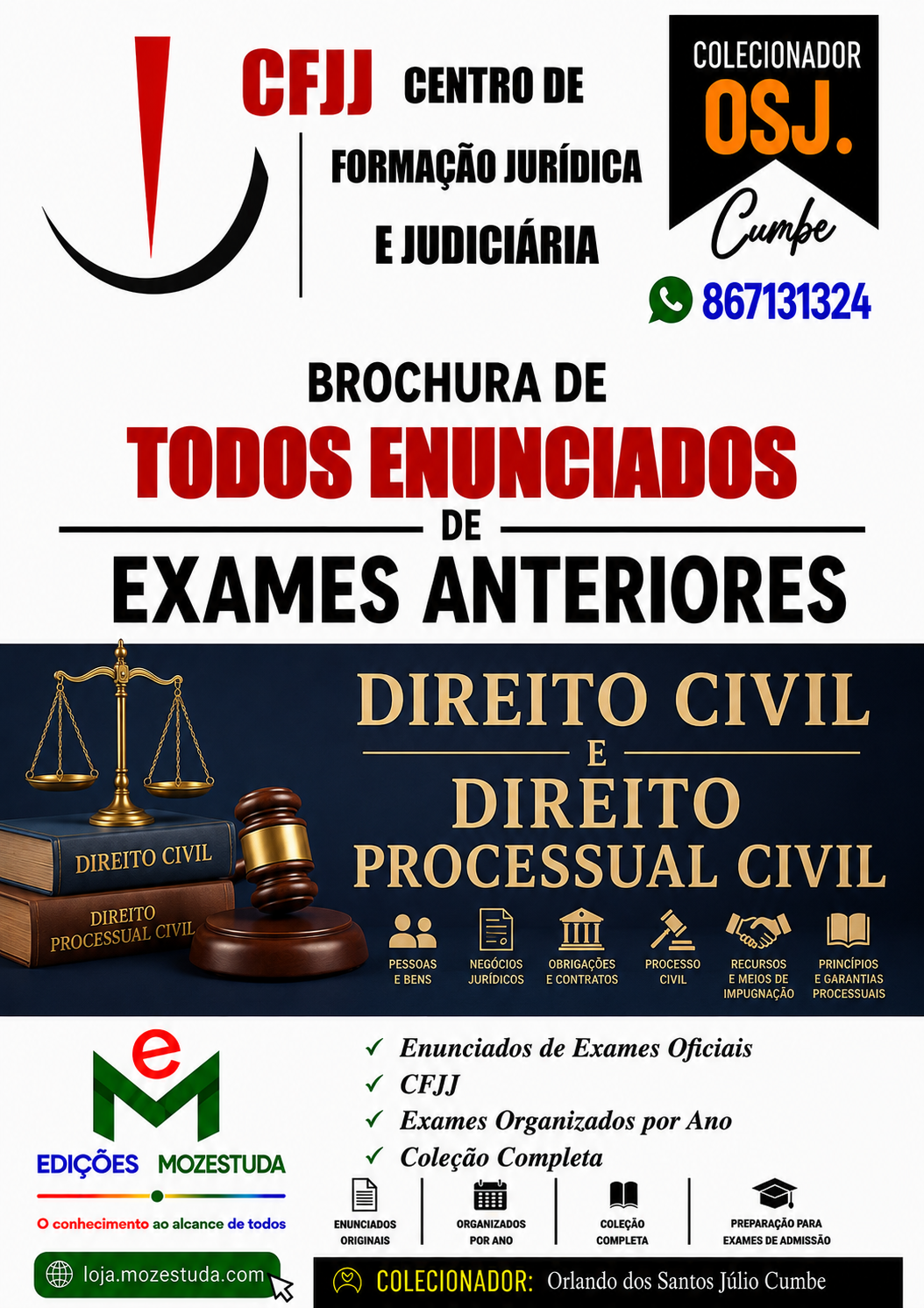 Brochura de Exames de Direito Civil do CFJJ (Todos Enunciados)