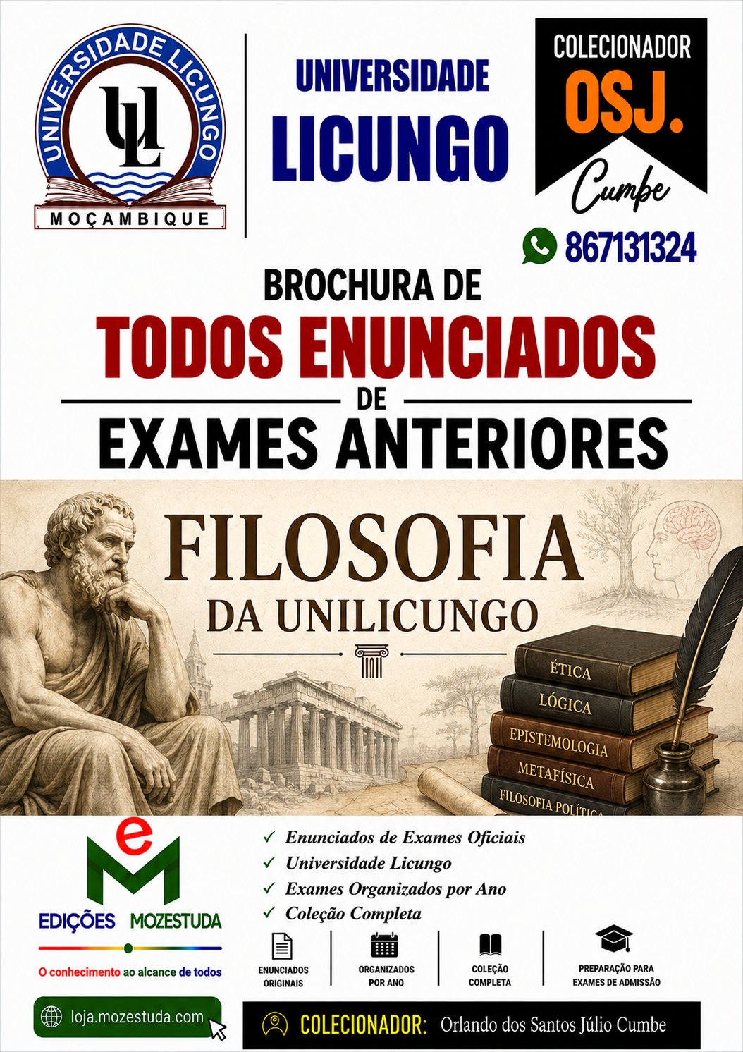 Brochura de Exames de Filosofia da UniPungue (Todos Enunciados)