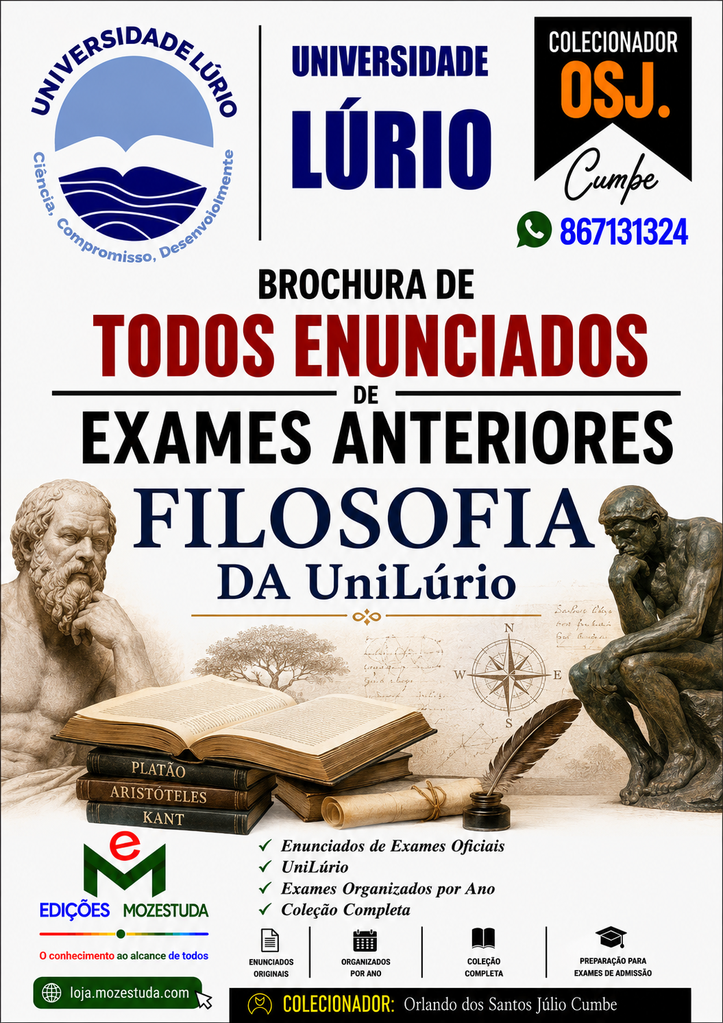 Brochura de Exames de Filosofia da UniLurio (Todos Enunciados)
