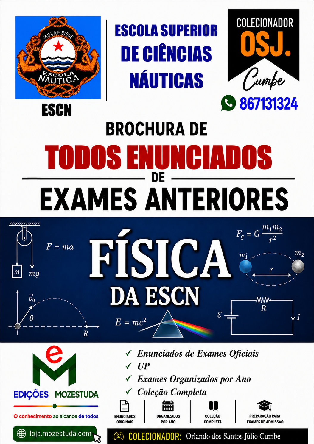Brochura de Exames de Física da ESCN (Todos Enunciados)