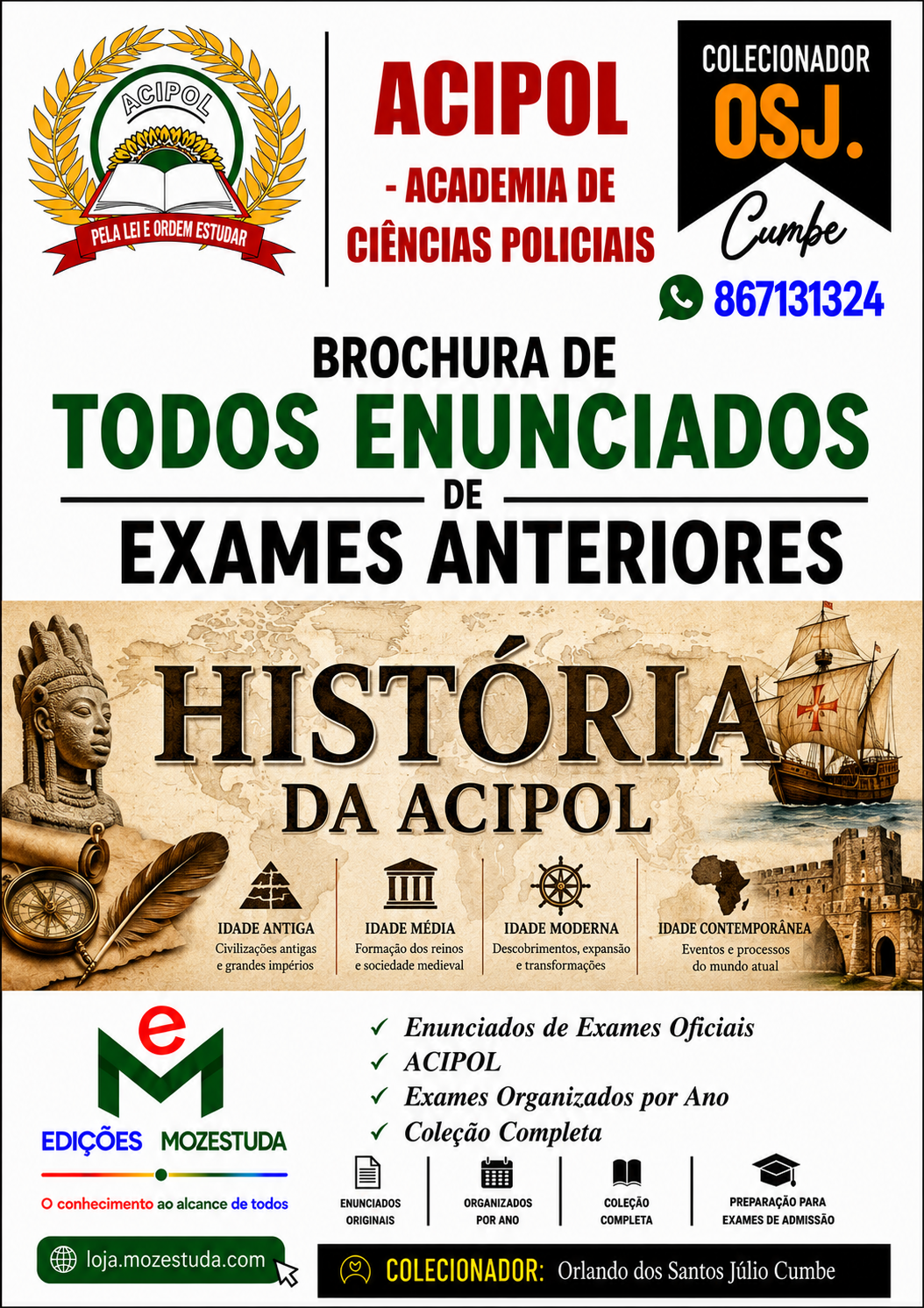 Brochura de Exames de História da ACIPOL (Todos Enunciados)