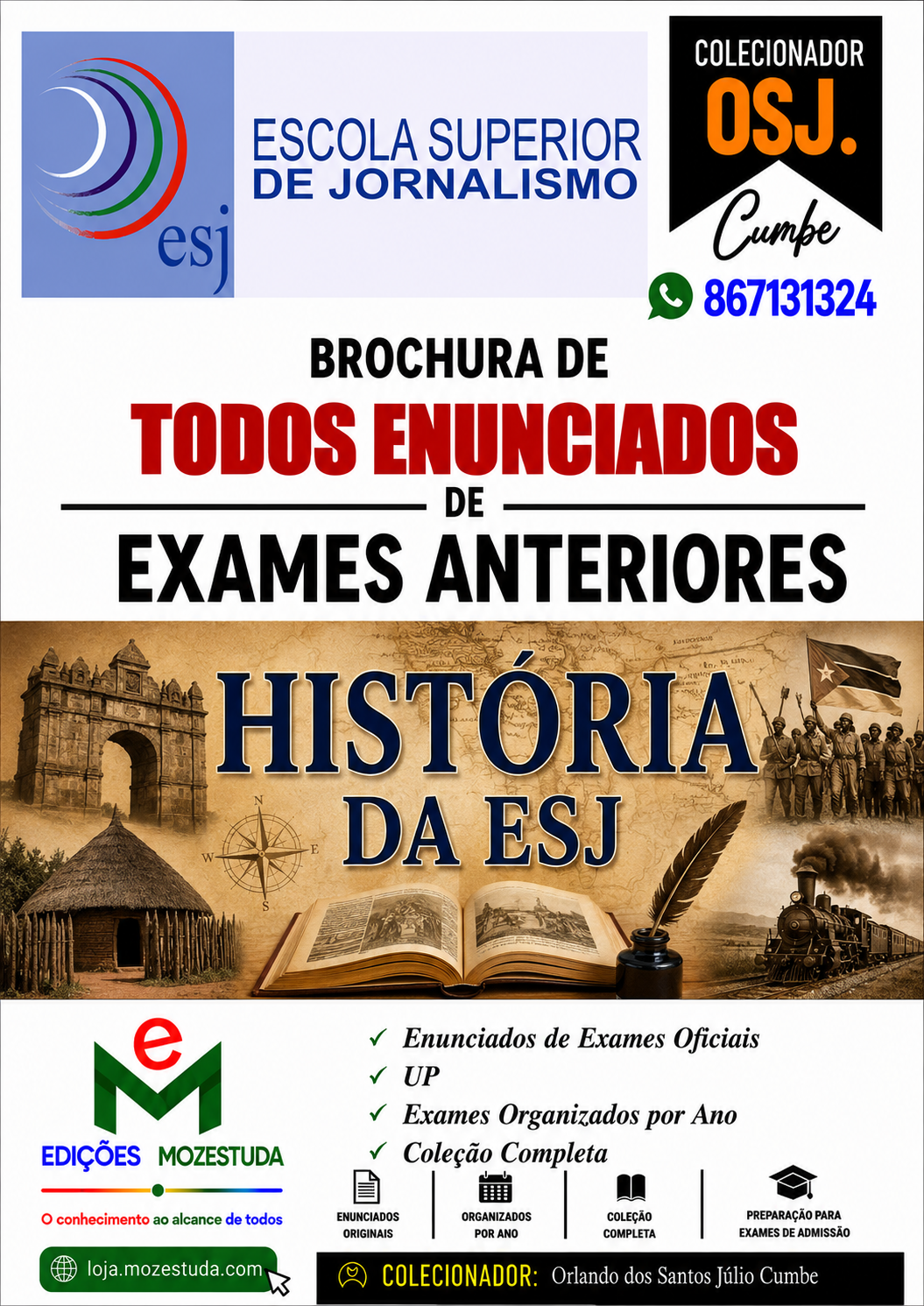 Brochura de Exames de História da ESJ (Todos Enunciados)