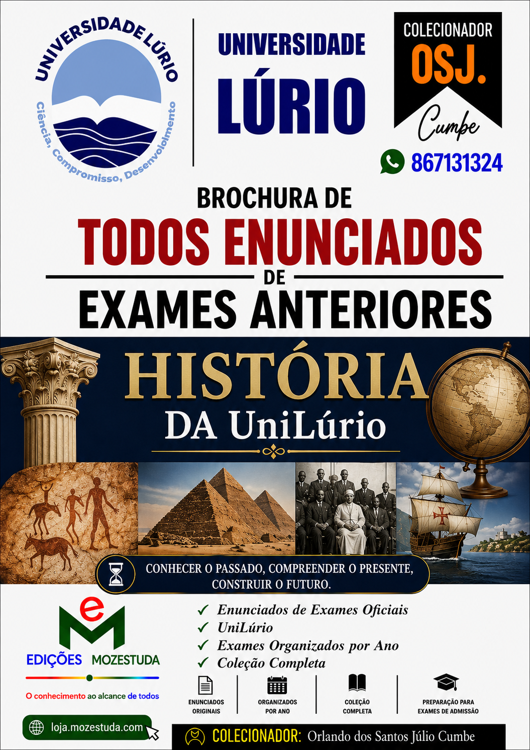 Brochura de Exames de História da UniLurio (Todos Enunciados)