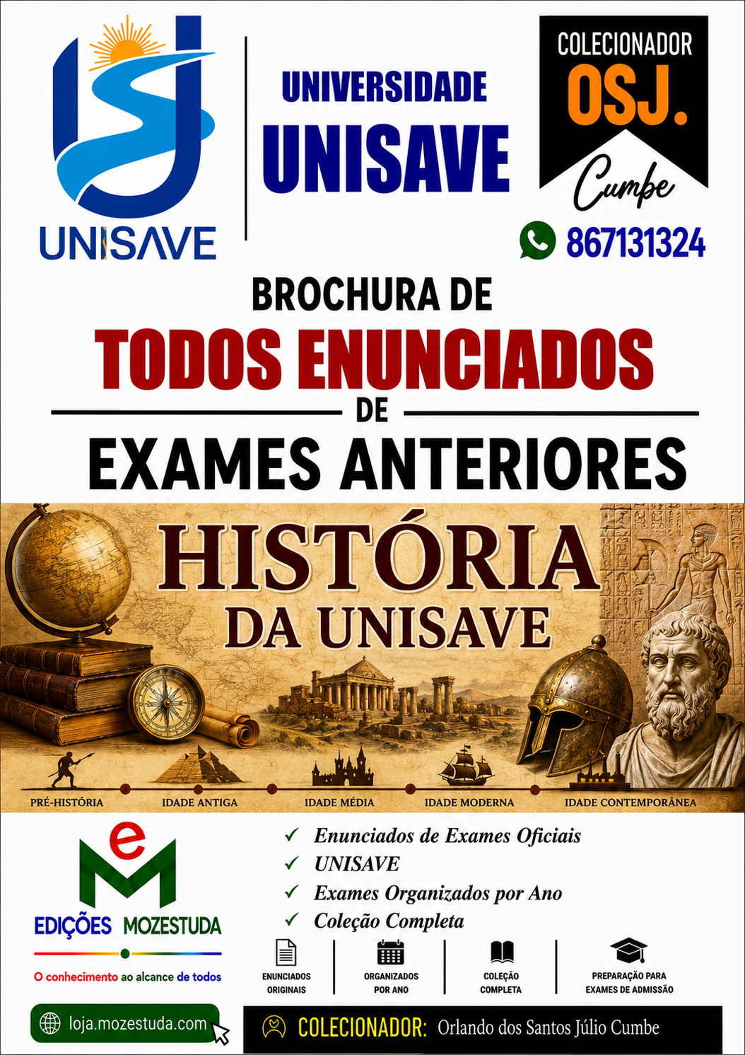 Brochura de Exames de História da UniSave (Todos Enunciados)