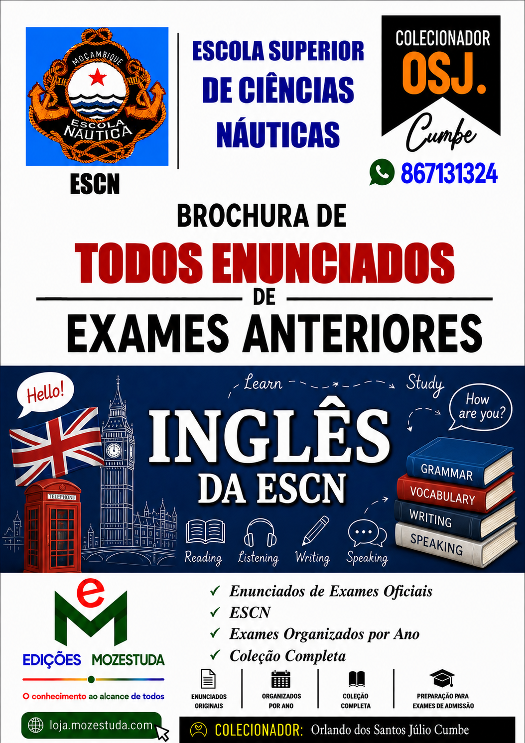 Brochura de Exames de Inglês da ESCN (Todos Enunciados)