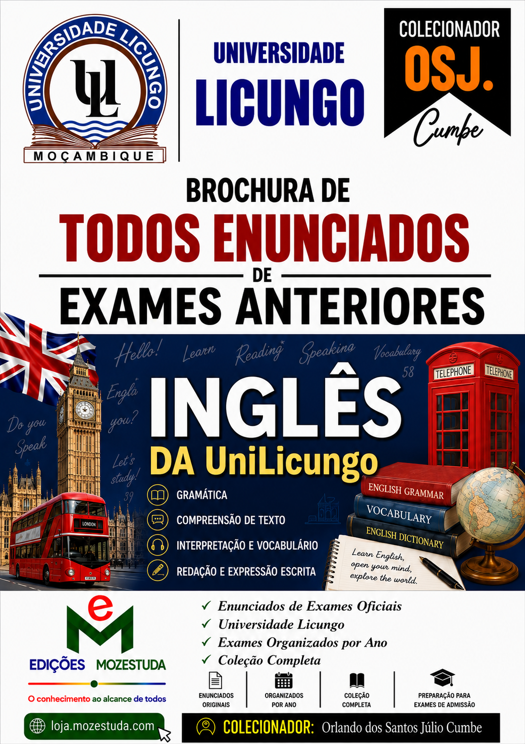 Brochura de Exames de Inglês da UniPungue (Todos Enunciados)
