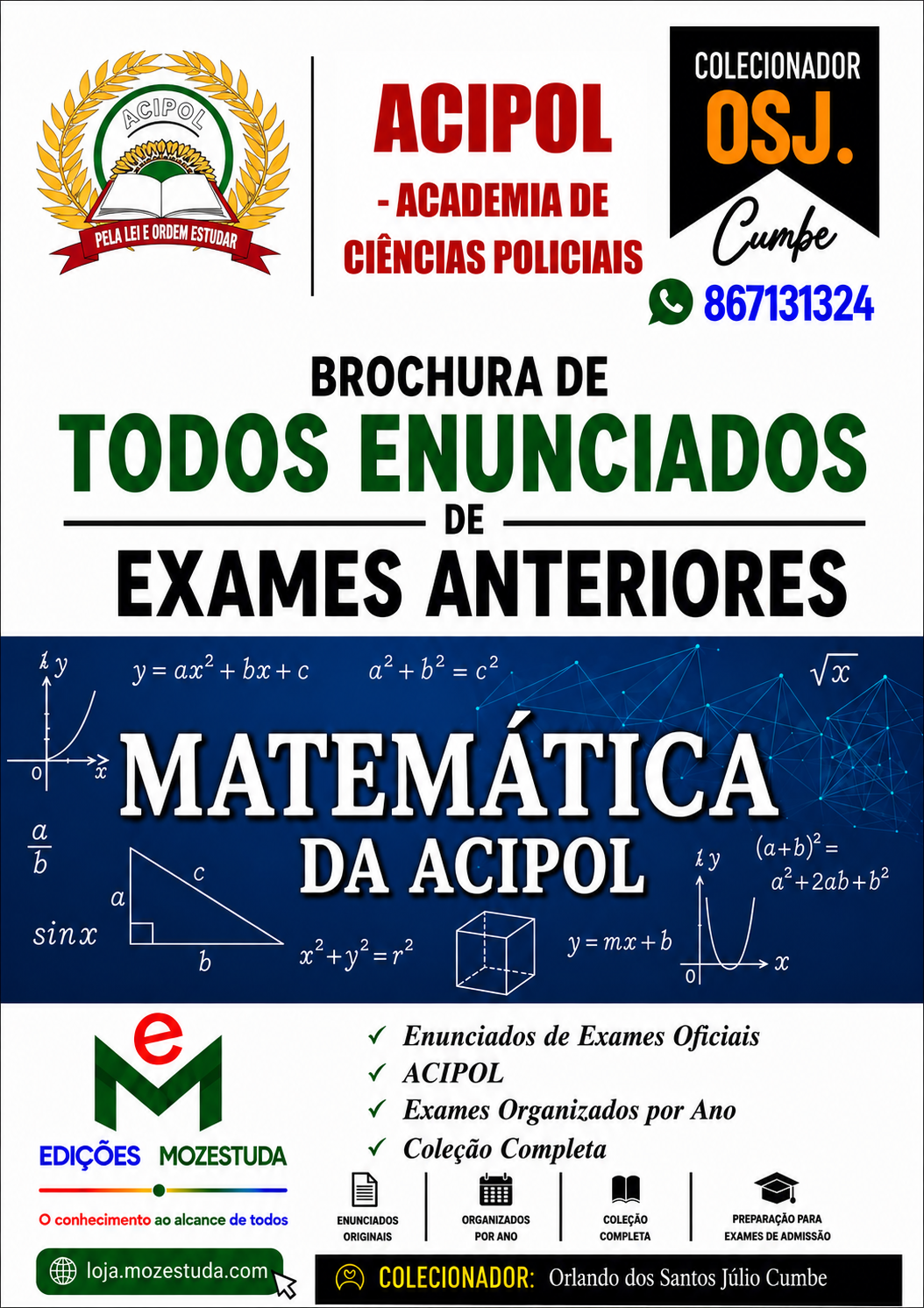 Brochura de Exames de Matemática da ACIPOL (Todos Enunciados)
