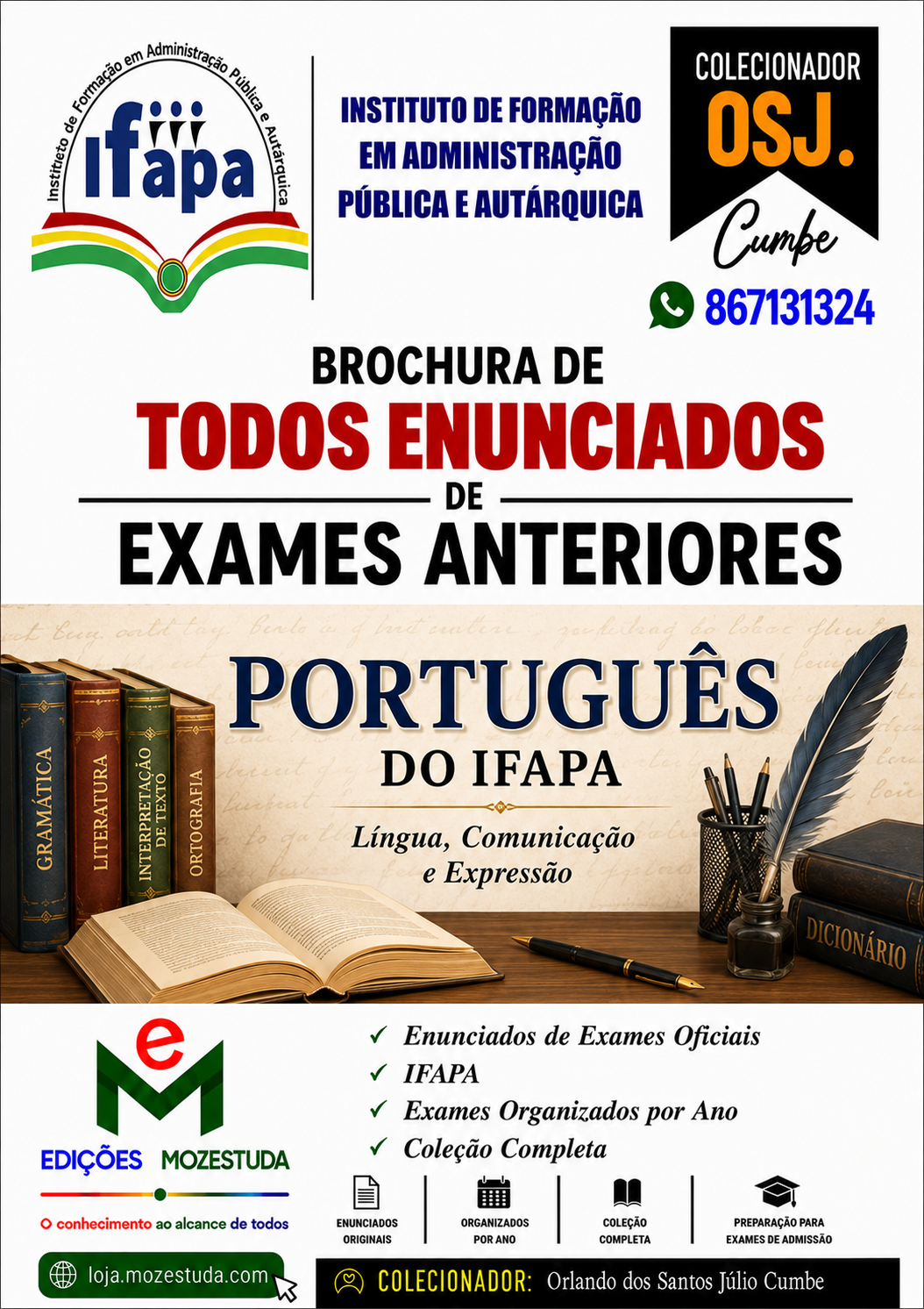 Brochura de Exames de Português do IFAPA (Todos Enunciados)