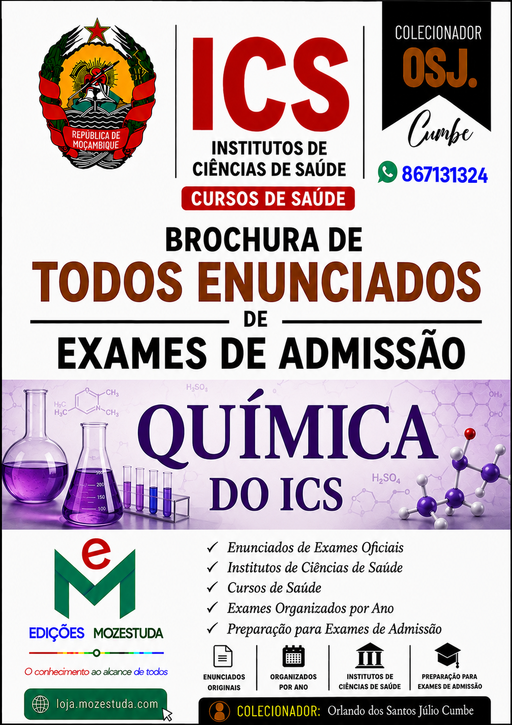 Brochura de Exames de Química do ICS (Todos Enunciados)