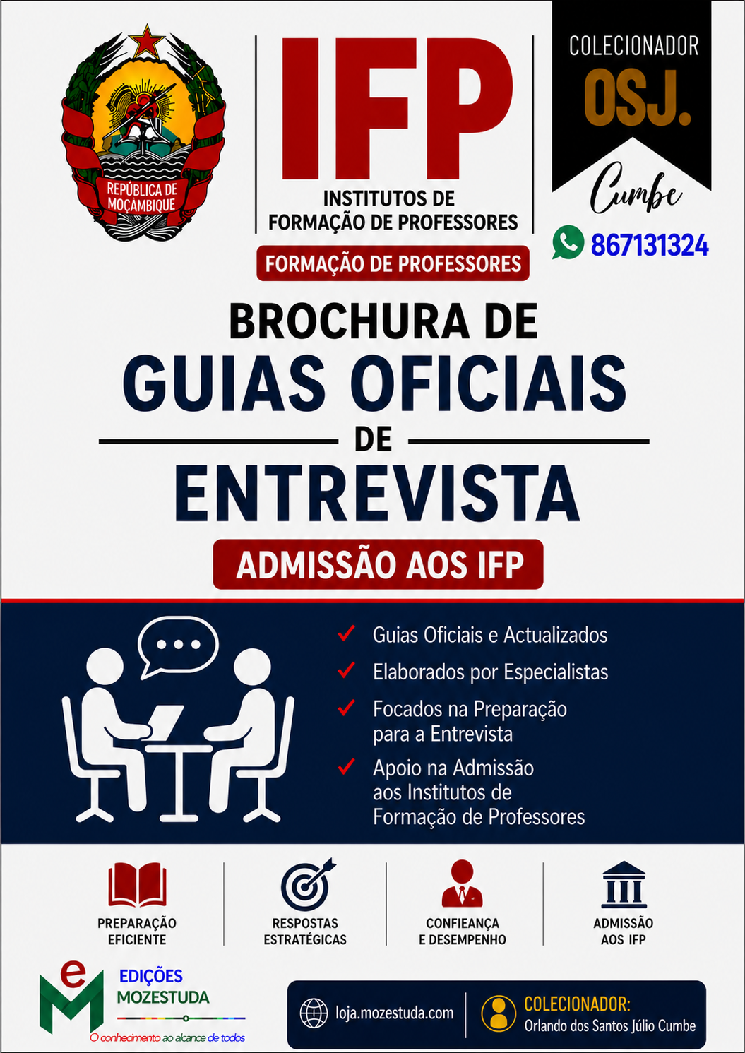 Brochura de Exames de Educação dos IFP (Todos os Enunciados)