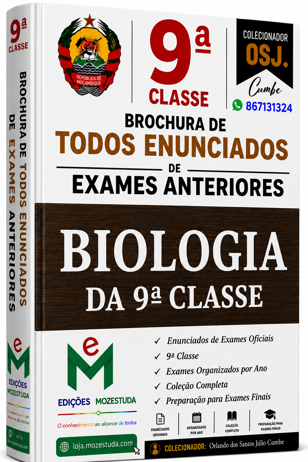 Brochura de Exames de Biologia da 9ª classe (Todos Enunciados)