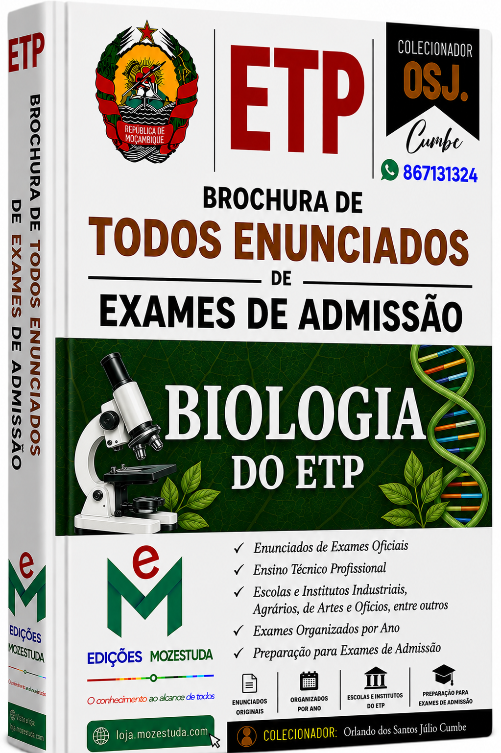 Brochura de Exames de Biologia do ETP (Todos Enunciados)