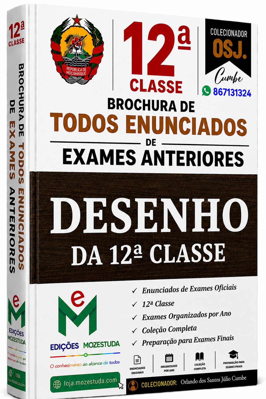 Brochura de Exames de Desenho da 12ª classe (Todos Enunciados)