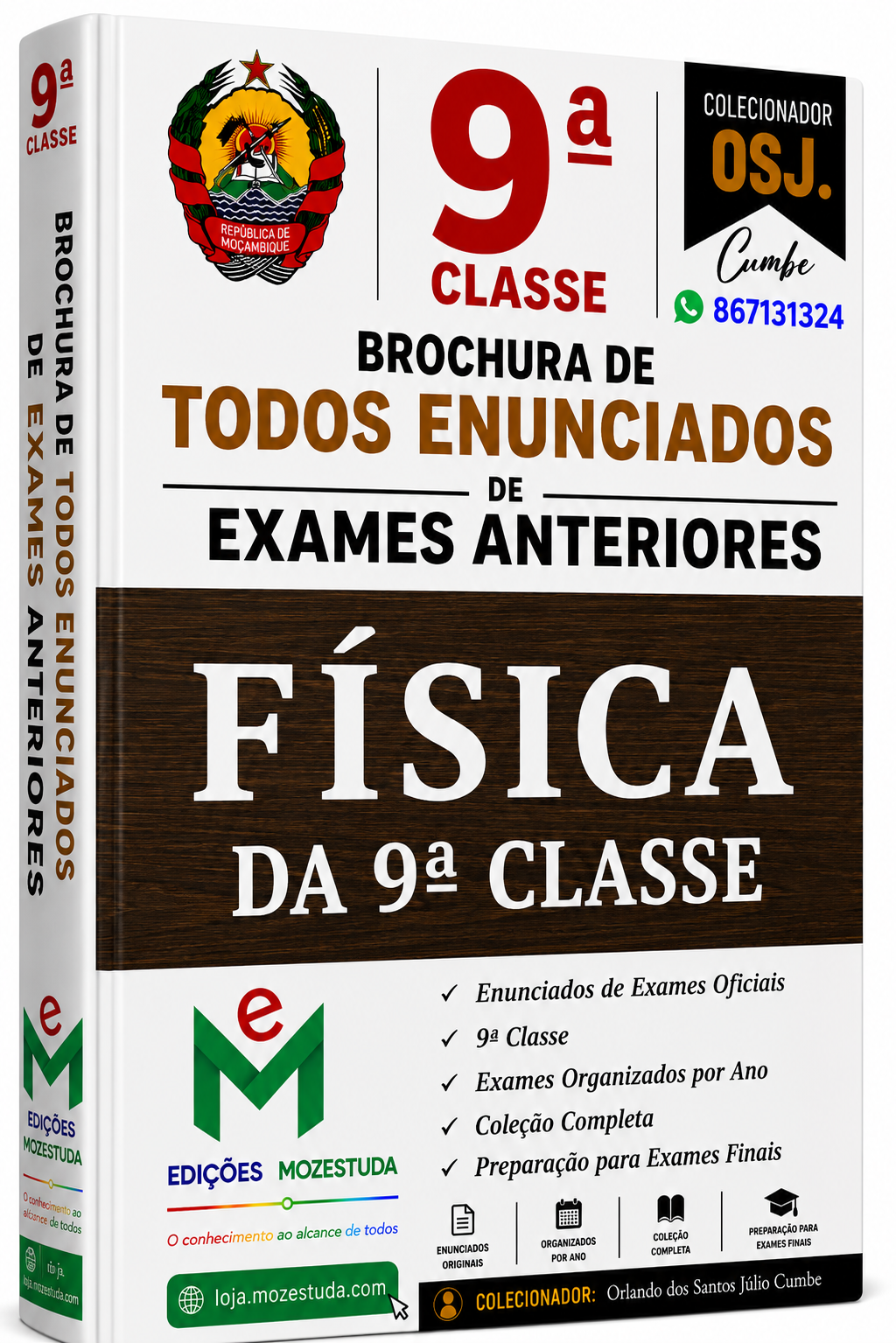 Brochura de Exames de Física da 9ª classe (Todos Enunciados)