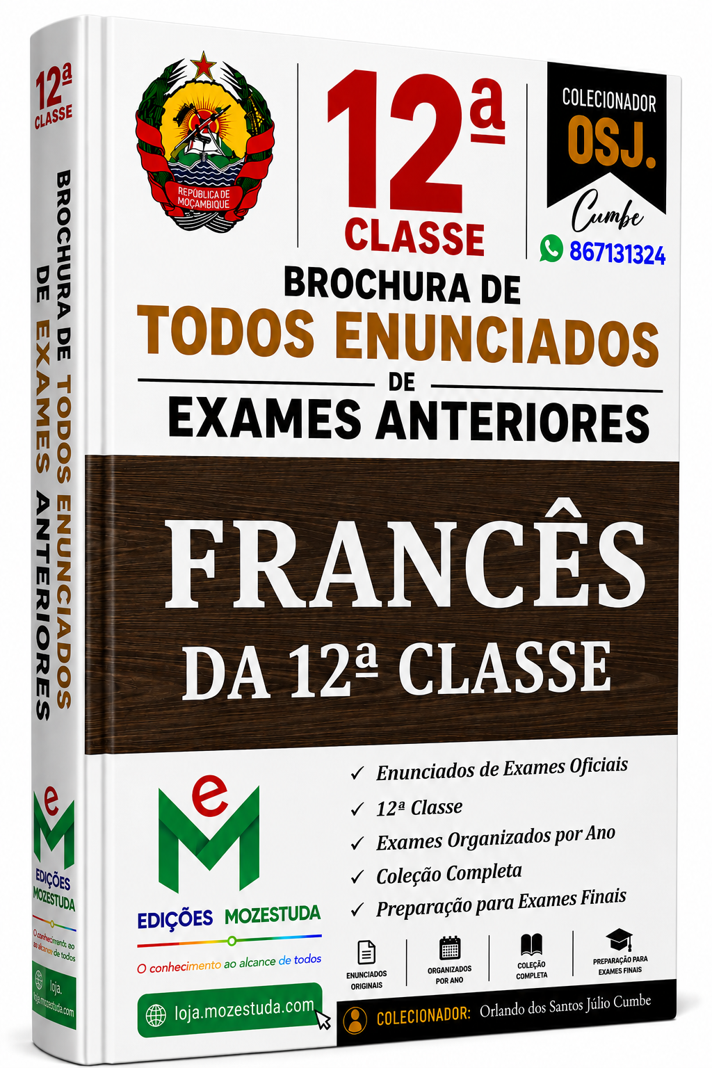 Brochura de Exames de Francês da 12ª classe (Todos Enunciados)