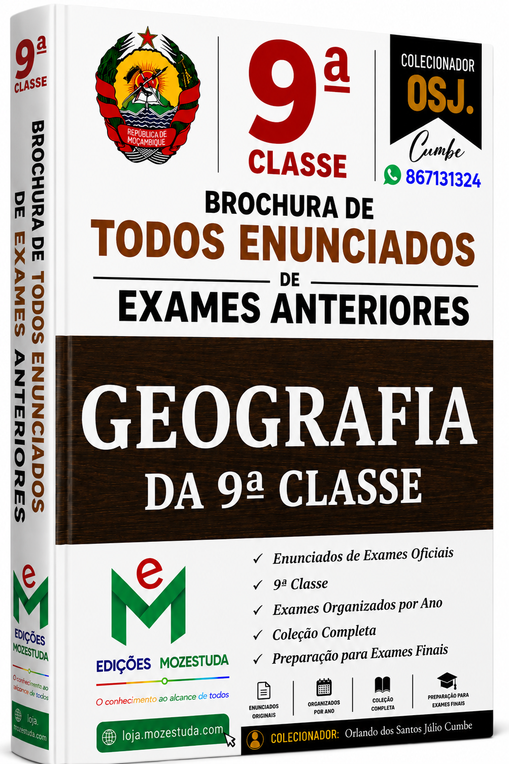 Brochura de Exames de Geografia da 9ª classe (Todos Enunciados)