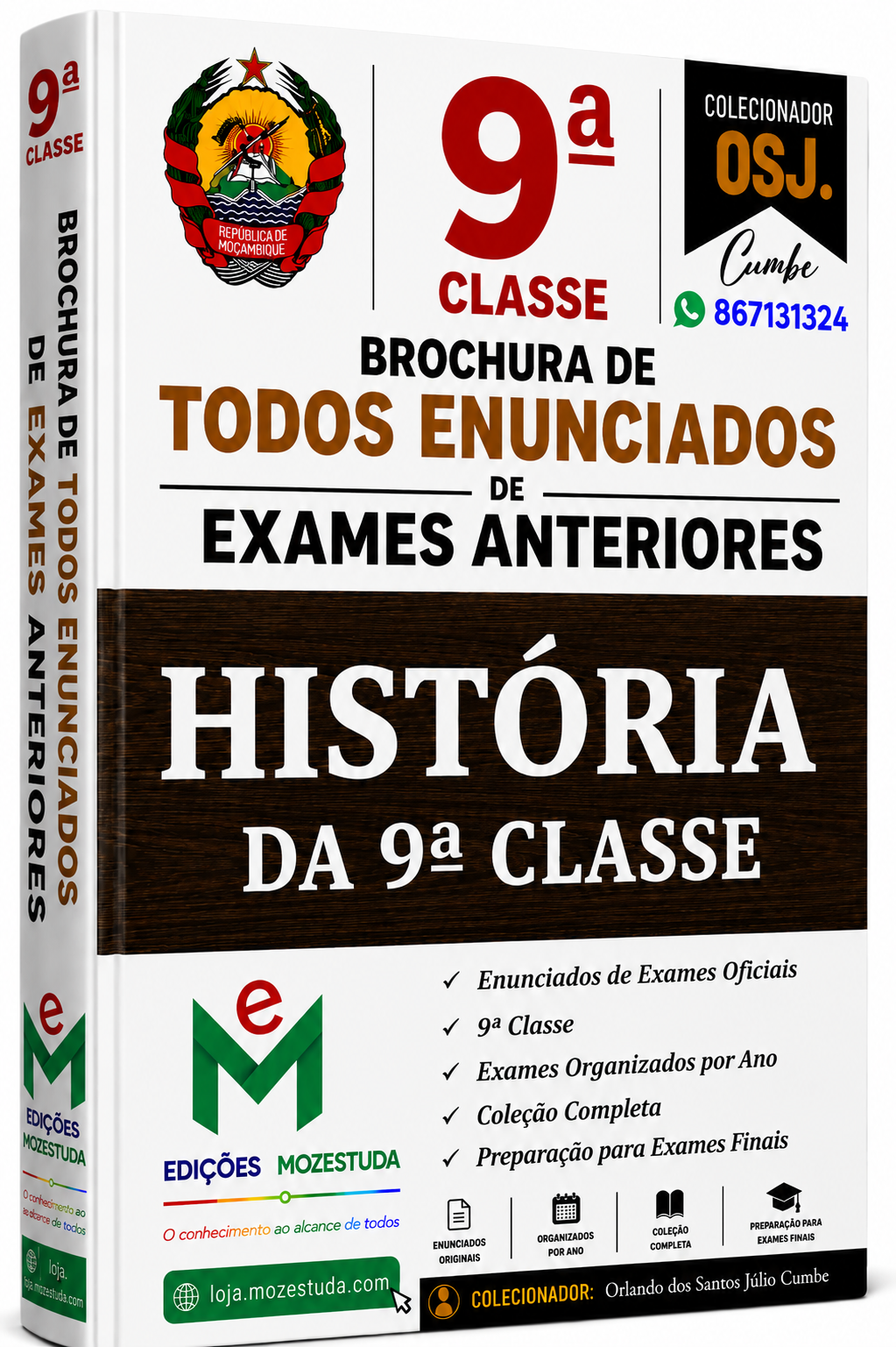 Brochura de Exames de História da 9ª classe (Todos Enunciados)