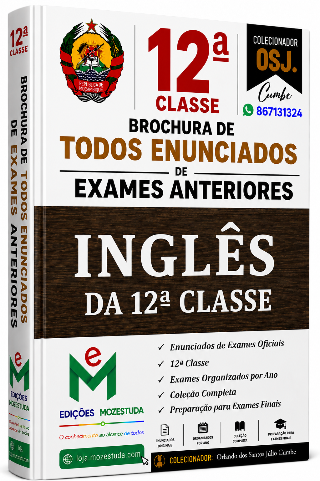 Brochura de Exames de Inglês da 12ª classe (Todos Enunciados)