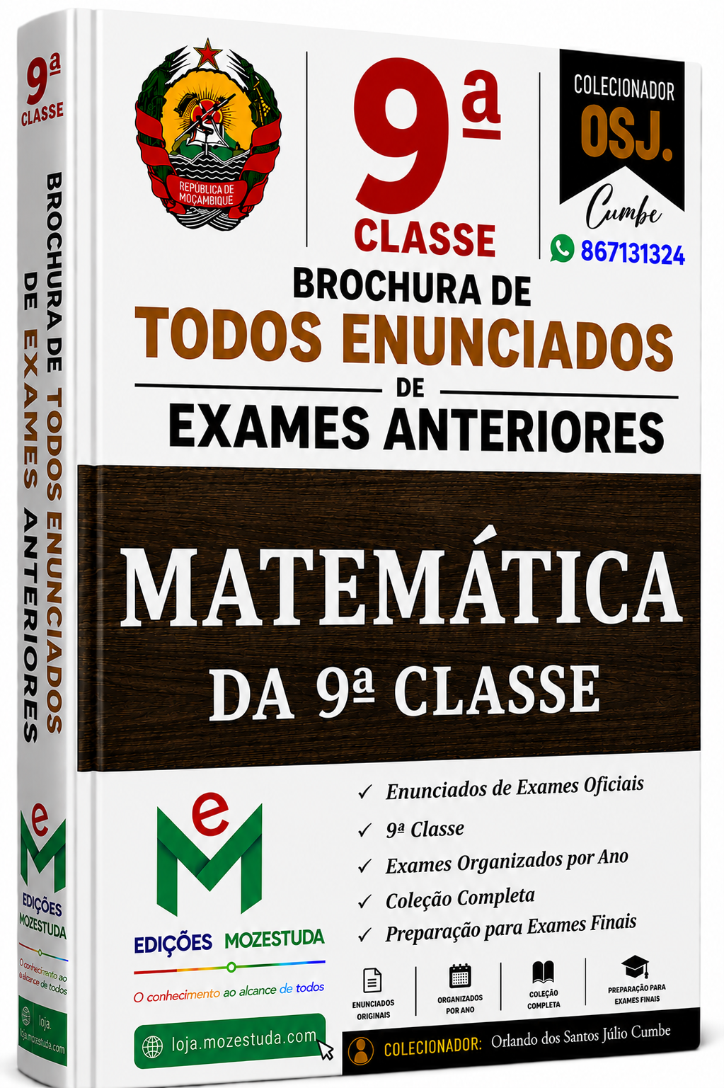 Brochura de Exames de Matemática da 9ª classe (Todos Enunciados)