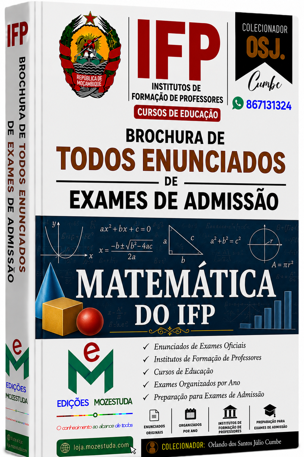 Brochura de Exames de Matemática do IFP (Todos Enunciados)
