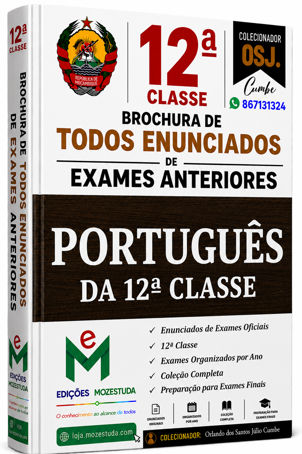 Brochura de Exames de Português da 12ª classe (Todos Enunciados)