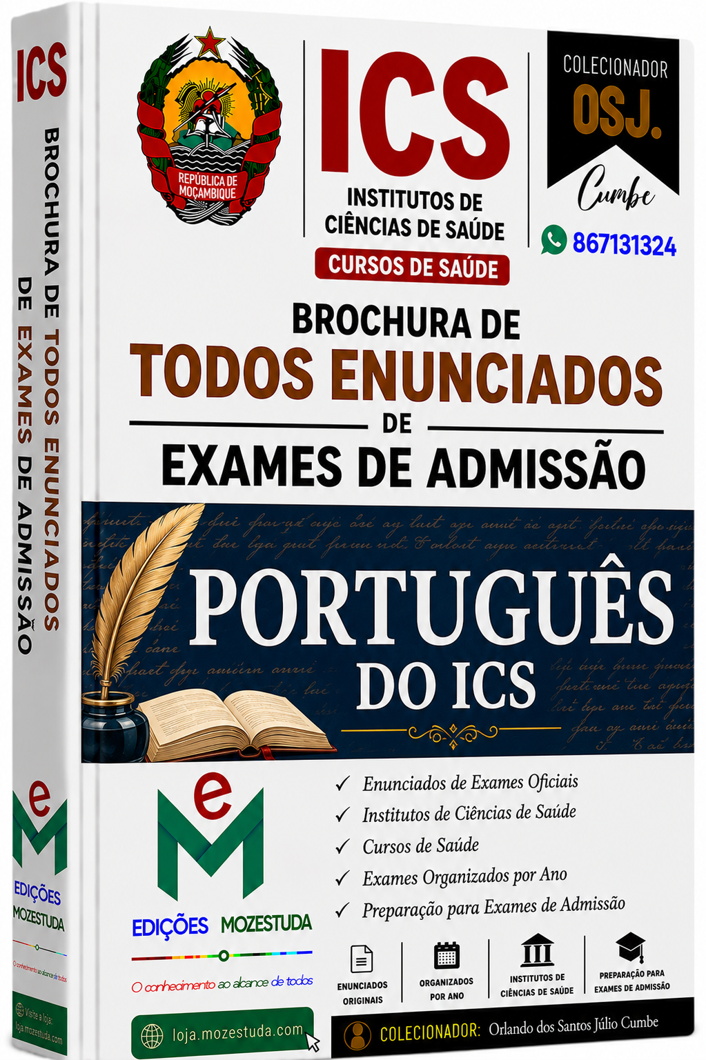 Brochura de Exames de Português do ICS (Todos Enunciados)