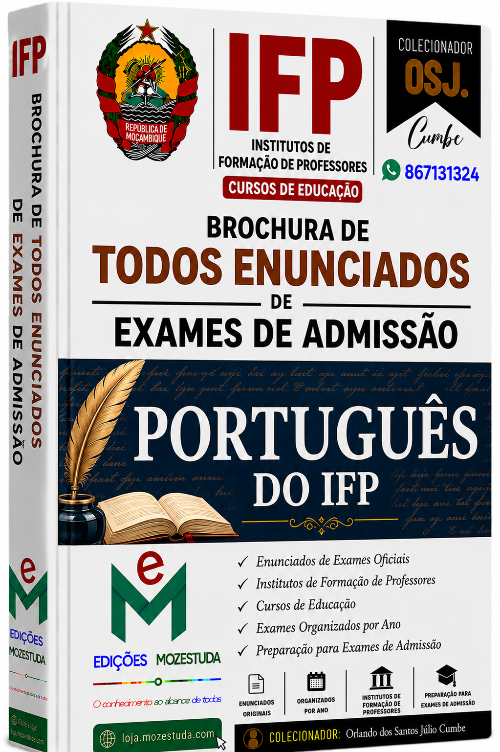 Brochura de Exames de Português do IFP (Todos Enunciados)