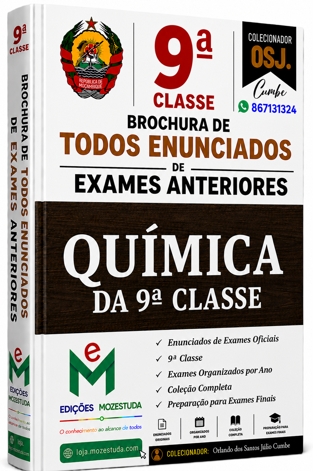 Brochura de Exames de Química da 9ª classe (Todos Enunciados)