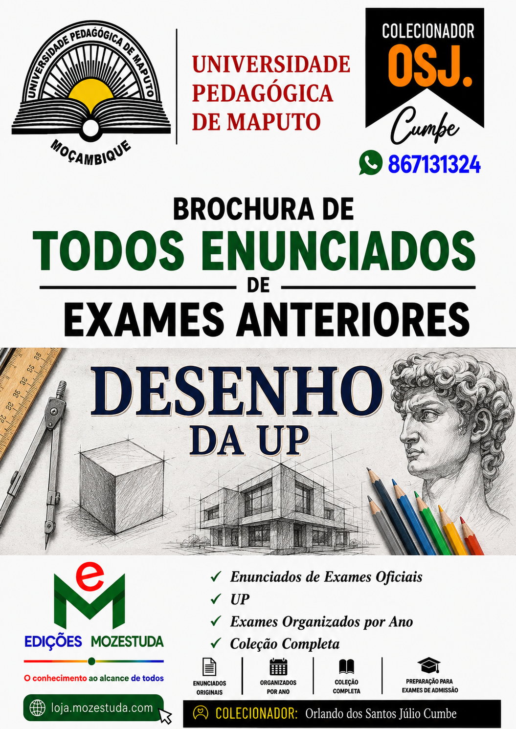 Brochura de Exames de Desenho da UP (Todos Enunciados)