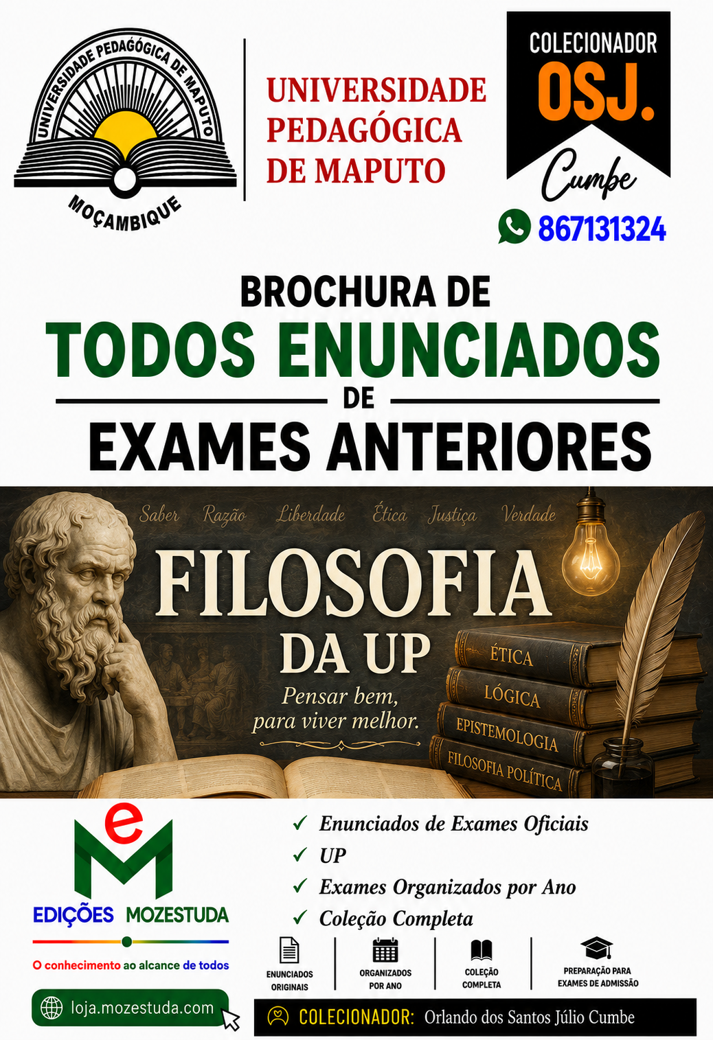 Brochura de Exames de Filosofia da UP (Todos Enunciados)