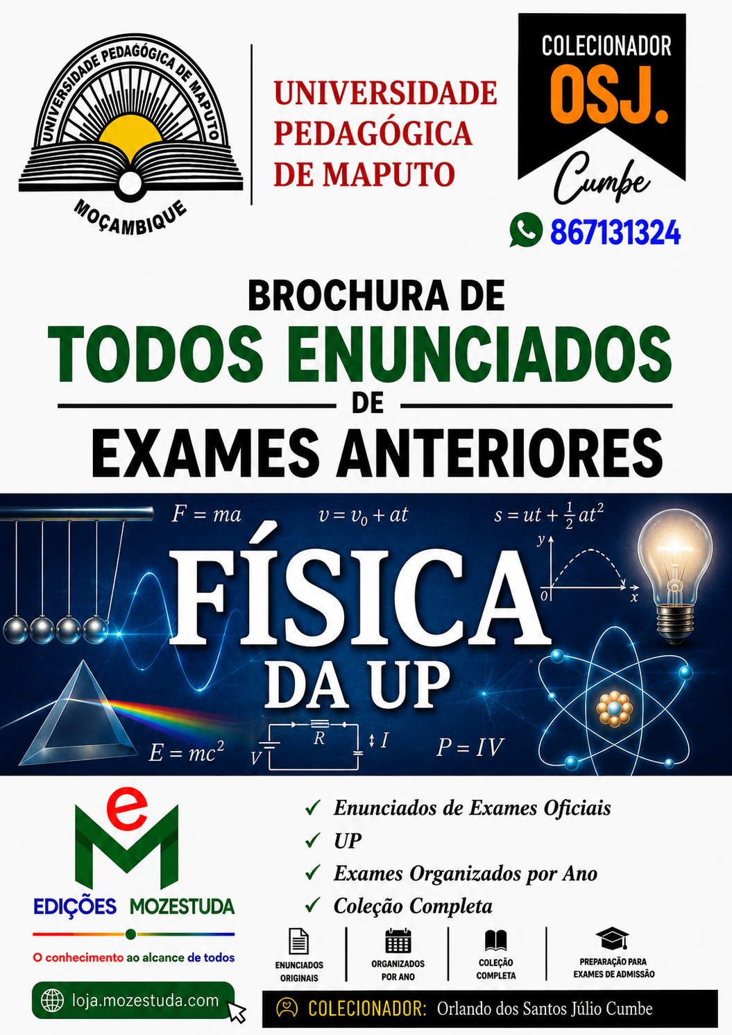 Brochura de Exames de Física da UP (Todos Enunciados)
