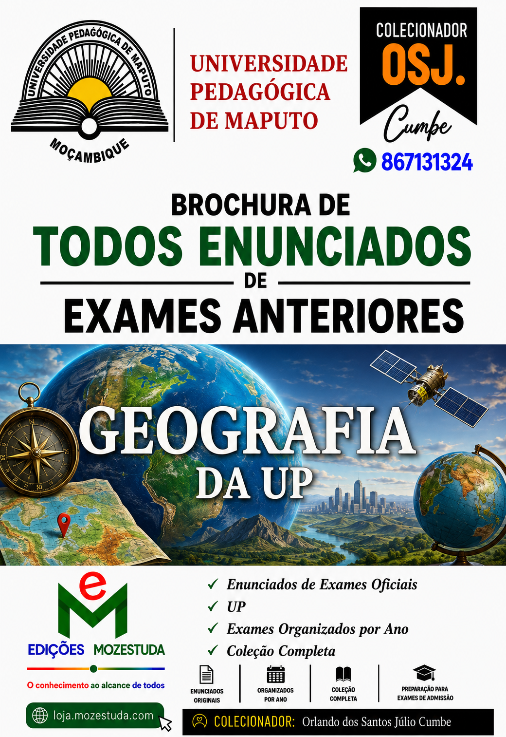 Brochura de Exames de Geografia da UP (Todos Enunciados)