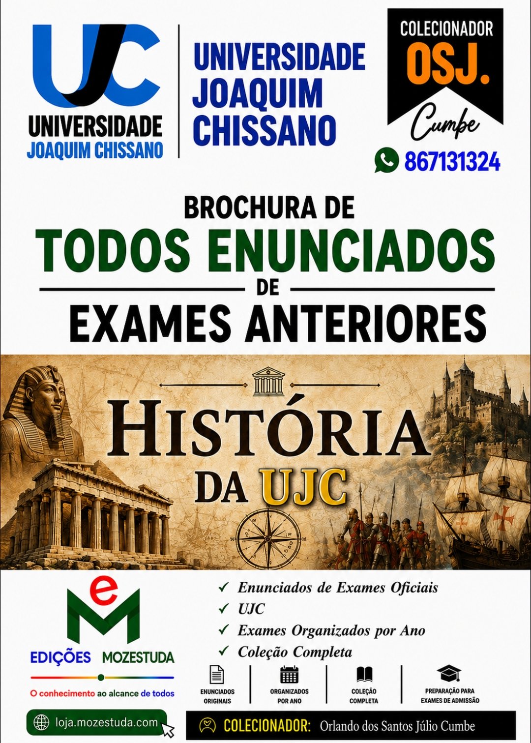 Brochura de Exames de História da UJC (Todos Enunciados)