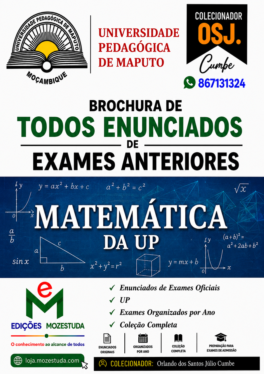 Brochura de Exames de Matemática da UP (Todos Enunciados)