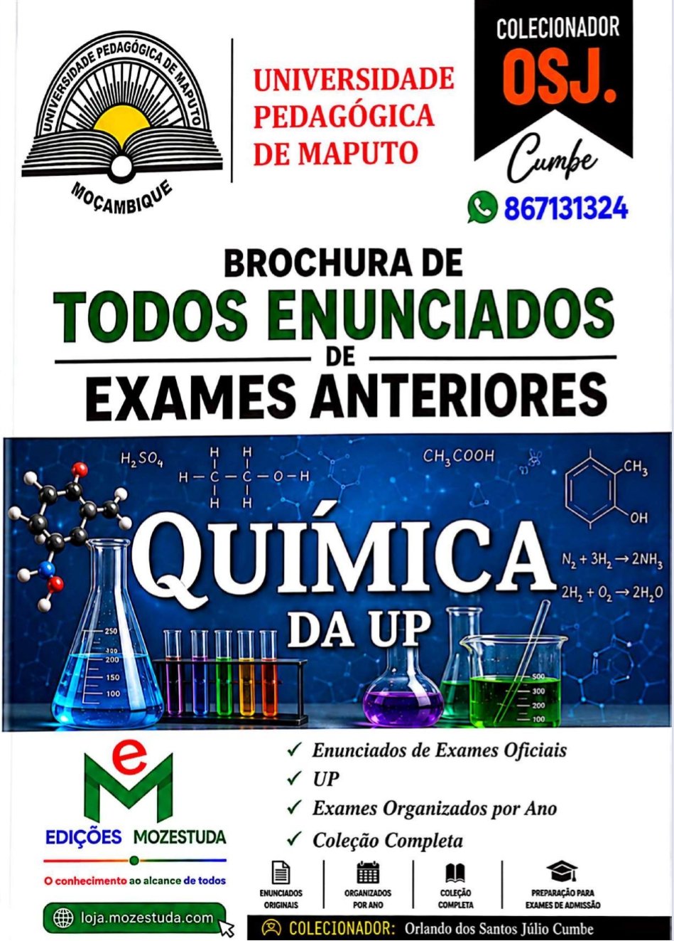 Brochura de Exames de Química da UP (Todos Enunciados)
