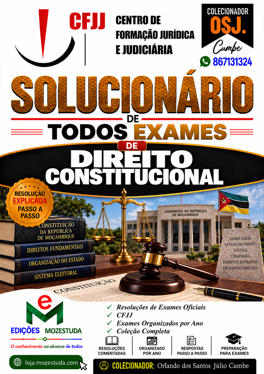 Solucionário de Exames de Direito Penal do CFJJ em PDF (Livro de Resolução)