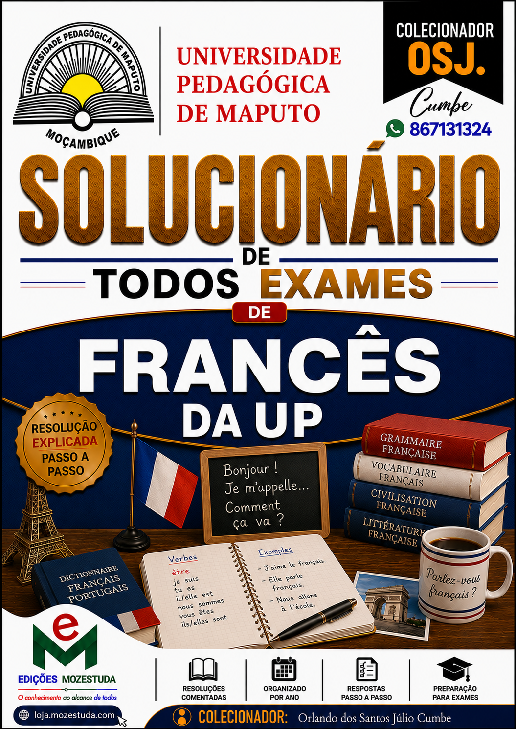 Solucionário de Exames de Francês da UP em PDF (Livro Resolução)