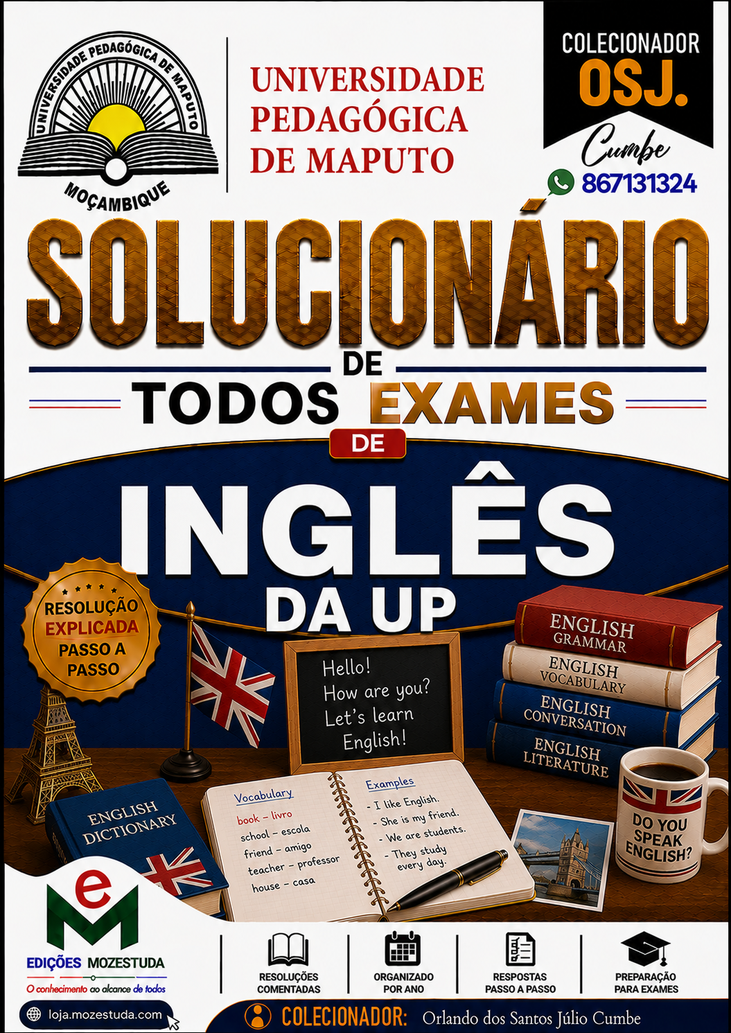 Solucionário de Exames de Inglês da UP em PDF (Livro Resolução)