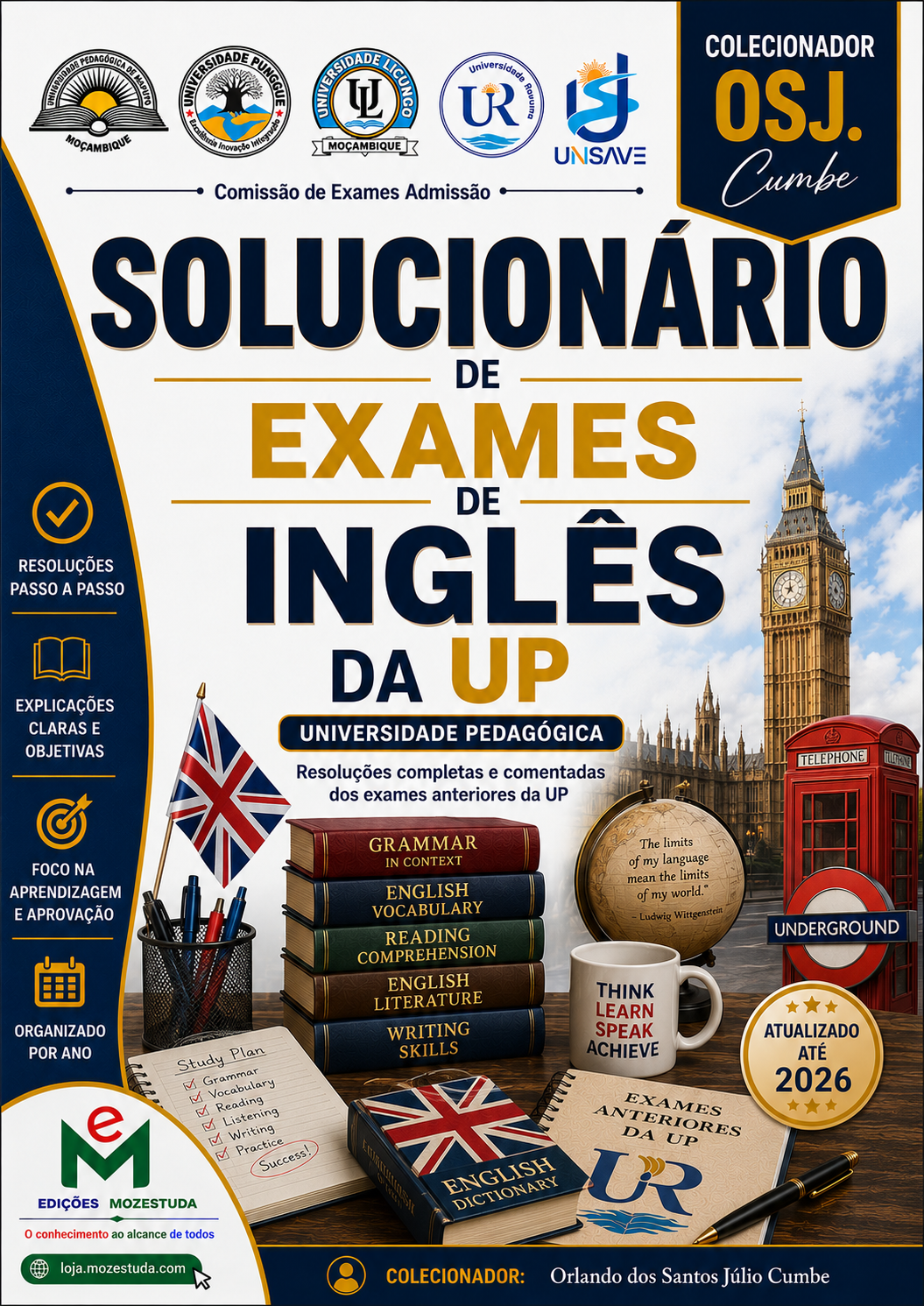 Solucionário de Exames de Inglês da UP